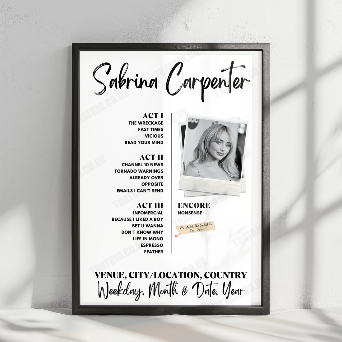 Sabrina Carpenter’s 2024 ‘Short n’ Sweet’ Tour: Setlists, Concert Dates & Exclusive Posters