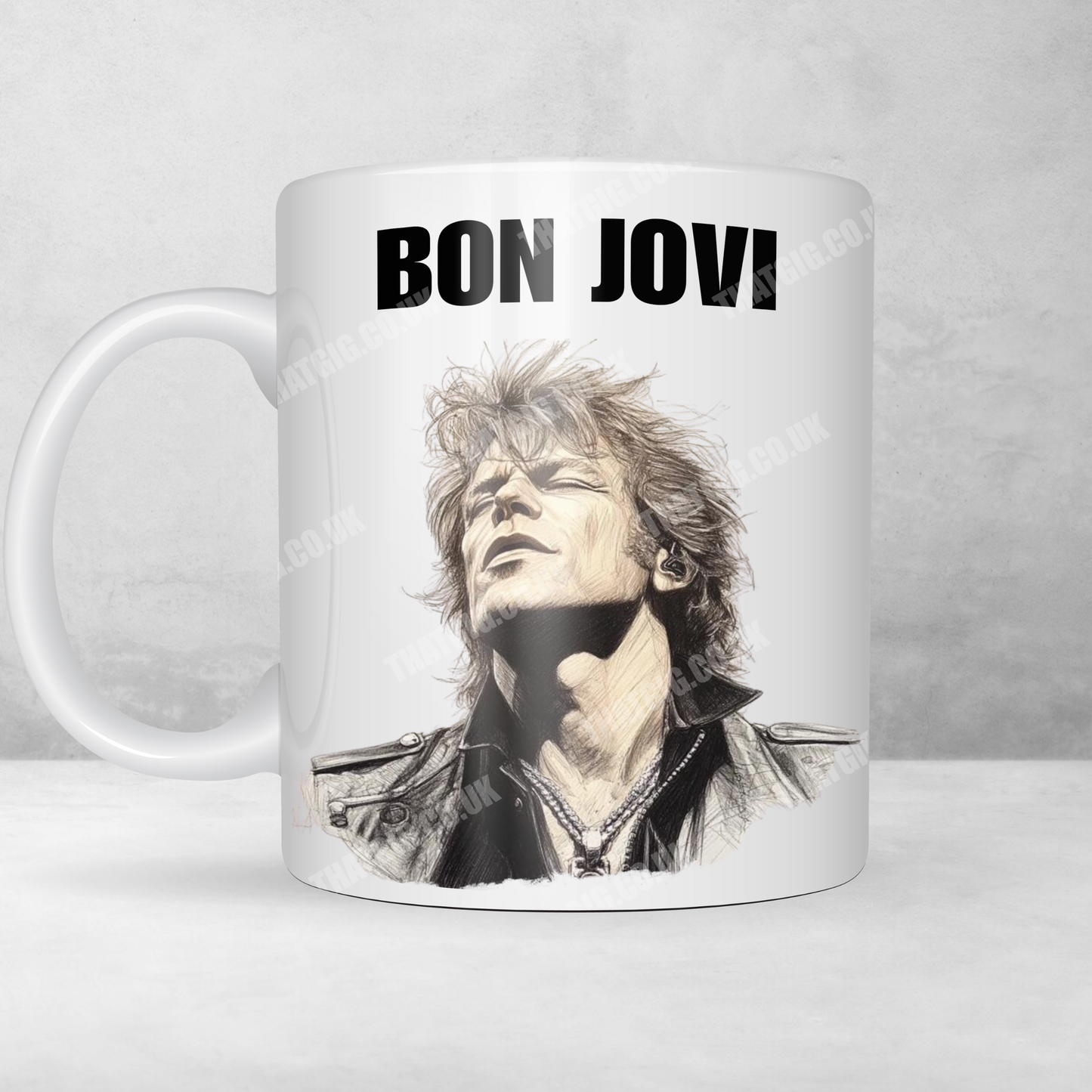 Bon Jovi Mug - 11oz Rock Design