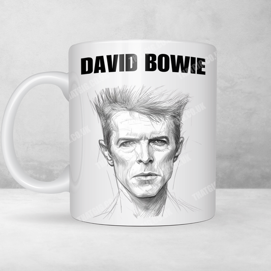 Exclusive David Bowie 11oz Mug – Celebrate the Iconic Legacy of a Music Legend