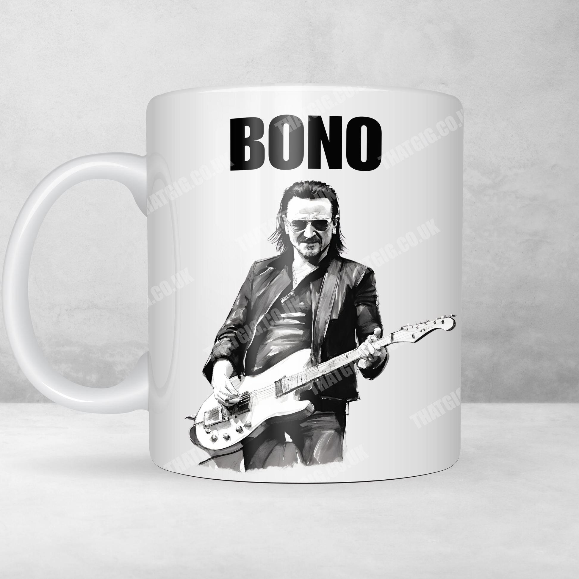 Bono 11oz Mug - Celebrate U2’s Legendary Frontman