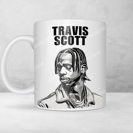 Exclusive Travis Scott 11oz Mug – Capture the Energy of a Hip-Hop Innovator