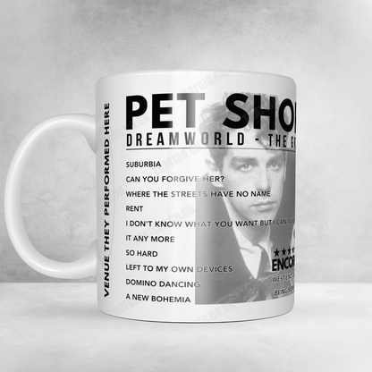 Pet Shop Boys Setlist Mug - Funny Girls Blackpool - September 6th, 2024