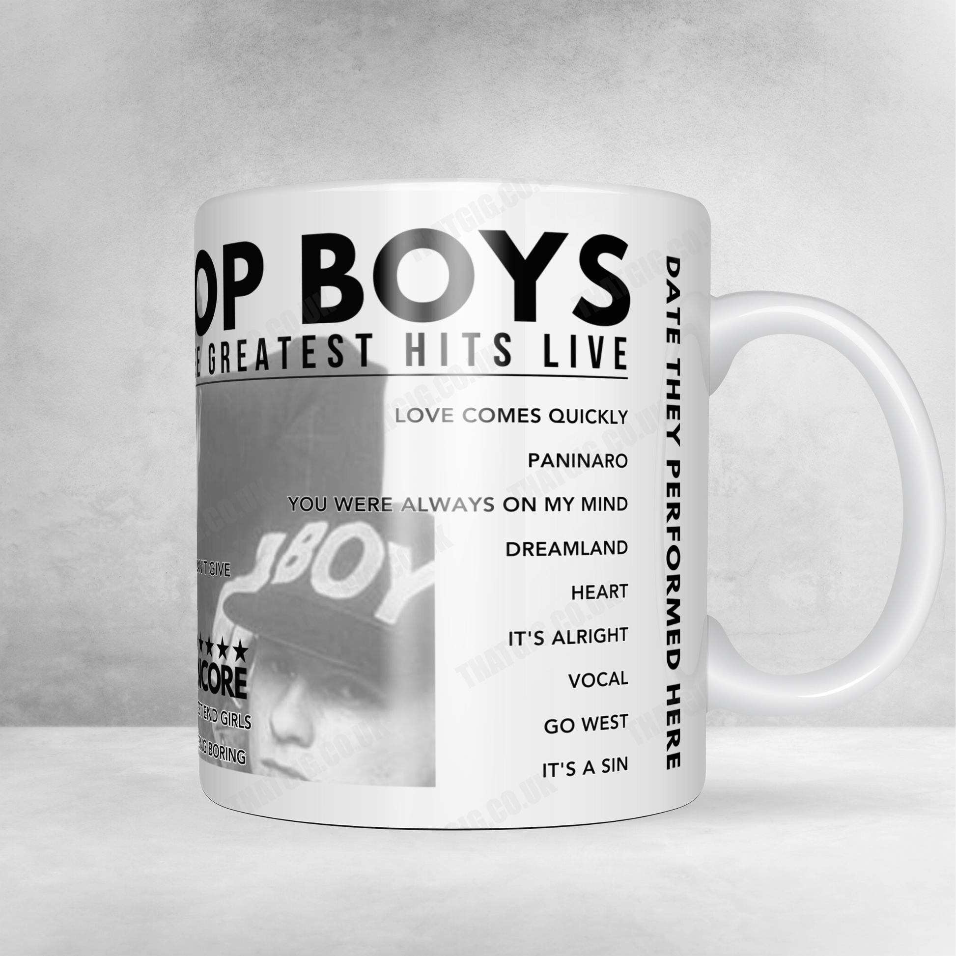 Pet Shop Boys Setlist Mug - Parc del Fòrum Barcelona - July 13th, 2024