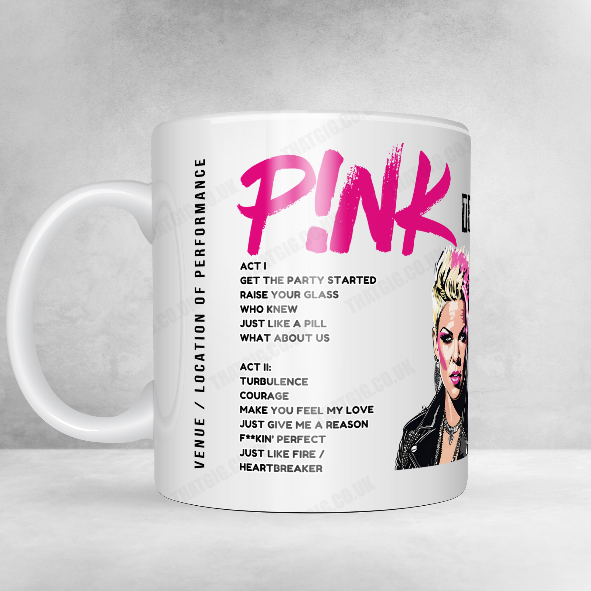 P!nk Setlist Poster - Madison Square Garden New York - November 5th, 2023