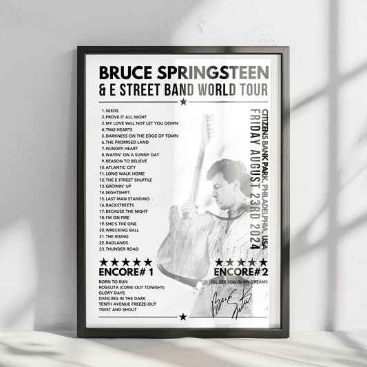 Bruce Springsteen - Citizens Bank Park, Philadelphia on 23rd Aug 2024