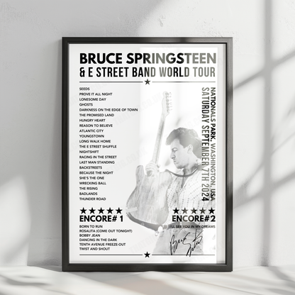 Bruce Springsteen at Nationals Park, Washington - September 7th 2024